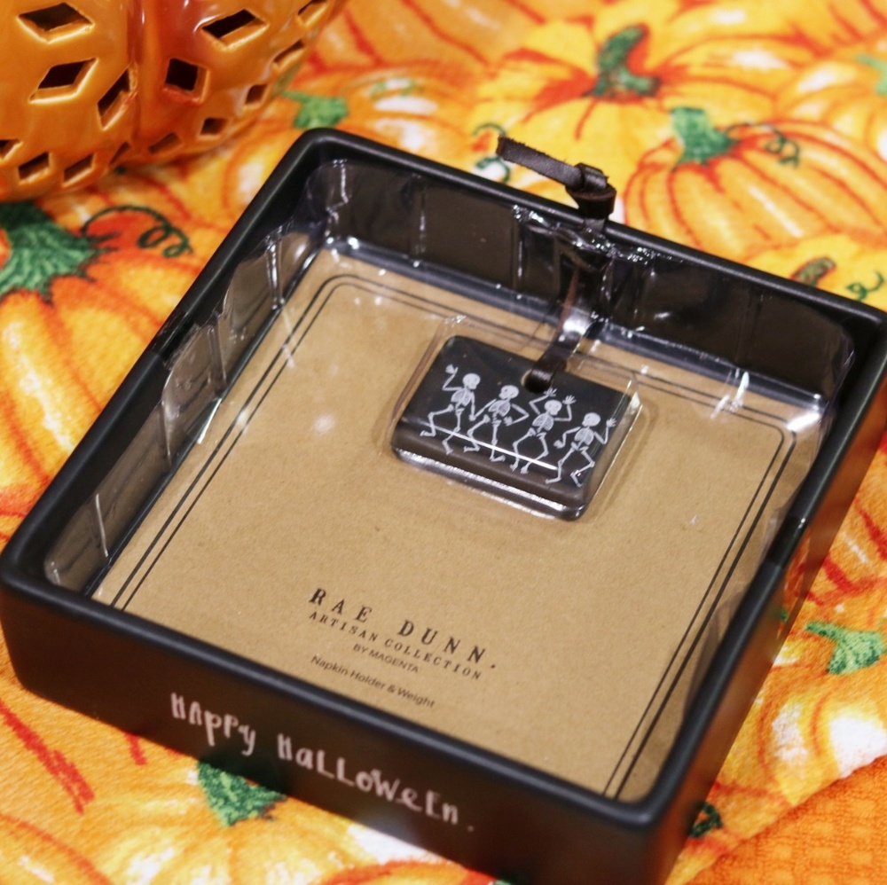 Rae Dunn Skeleton Napkin Holder